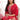 Red Viscose Silk Straight Cut Salwar Kameez