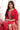 Red Viscose Silk Straight Cut Salwar Kameez