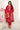 Red Viscose Silk Straight Cut Salwar Kameez