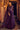 Designer Purple Jacquard Silk Readymade Floor Touch Gown