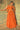 Orange Embroidered Readymade Floor Touch Anarkali Style Gown With Jacket