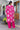 Cotton Magenta Readymade Kurti With Pant