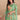Eugeniya Belousova Sea Green Color Chinon Fabric Chic Readymade Palazzo Suit