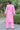 Attractive Rayon Fabric Pink Color Readymade Kurti Bottom Set