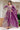 Purple Premium Net Floral Embroidery Readymade Anarkali Salwar Kameez
