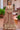 Pink Chinon Readymade Long Top With Designer Skirt