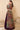 Eugeniya Belousova Georgette Fabric Wine Color Beatific Readymade Gown With Shrug