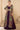Eugeniya Belousova Georgette Fabric Wine Color Beatific Readymade Gown With Shrug