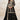 Embroidered Chinon Silk Black Readymade Palazzo Suit