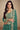 Lovely Embroidered Work On Sea Green Color Readymade Palazzo Suit In Chinnon Fabric