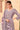 Lavender Embroidered Cotton Readymade Straight Cut Salwar Kameez
