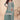 Chinon Fabric Embroidered Teal Readymade Palazzo Suit For Festive Wear