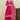 Designer Magenta Chinon Embroidered Palazzo Suit
