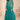 Elegant Art Silk Embroidered Work Teal Readymade Top With Designer Skirt