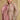 Embroidered Georgette Readymade Long Top With Skirt In Pink Color