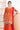 Orange Chinon Embroidered Readymade Sharara Salwar Kameez