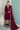 Wine Art Silk Readymade Anarkali Suit