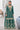 Cyan Floral Embroidered Sharara Suit