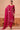 Classic Rani Color Embroidered Salwar Suit In Fancy Fabric