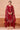 Red Embroidered Fancy Fabric Salwar suit