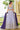 Purple Embroidered Tissue Wedding Wear Lehenga Set