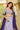 Purple Embroidered Tissue Wedding Wear Lehenga Set