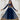 Navy Blue Embroidered Work Party Wear Anarkali Gown With Dupatta