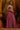 Pink Georgette Thread Mirror Work Designer Crop Top Palazzo Set