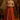 Vibrant Rust Mul Cotton Hand Work Designer Gown For Women
