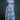 Embellished Sky Blue Color Printed Organza Fabric Readymade Salwar Suit