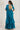 Teal Blue Ready To Wear Saree With Ruffle Pallu
