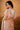 Blazing Peach Color Hand Work Function Wear Organza Saree