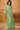 Green Color Exquisite Hand Work Function Wear Organza Saree