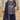 Embroidered Work Navy Blue Color Georgette Fabric Beauteous Palazzo Suit