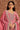 Peach Color Embroidered Designer Dress In Jacquard Silk Fabric