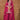 Chinon Fabric Palazzo Salwar Suit In Rani Color