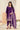 Purple Function Wear Velvet Embroidered Designer Straight Cut Salwar Kameez