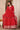 Premium Red Art Silk Flared Anarkali Suit With Dupatta