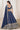 Embroidered Navy Blue Art Silk Festive Wear Lehenga Choli