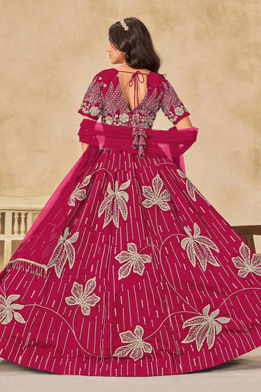 Heavy Embroidered Art Silk Function Wear Lehenga Choli