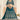 Teal Festive Wear Embroidered Georgette Lehenga Choli For Women