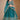 Embroidered Art Silk Fabric Teal Color Lehenga Choli