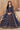 Dazzling Velvet Fabric Navy Blue Color Anarkali Salwar Kameez