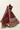Glorious Maroon Velvet Wedding Look Bridal Lehenga