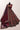 Velvet Fabric Vintage Lehenga With Double Dupatta In Maroon Color