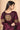 Wine Color Function Wear Luminous Readymade Gown In Art Silk Fabric