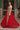 Georgette Fabric Magnificent Readymade Red Color Gown With Fancy Work