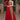Georgette Fabric Magnificent Readymade Red Color Gown With Fancy Work