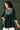 Incredible Embroidered Work On Rayon Fabric Dark Green Color Short Kurti