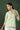 Marvellous Embroidered Work On Rayon Fabric Short Kurti In Green Color